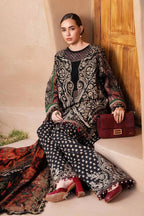 MARIA.B-3PC LAWN EMBROIDERED PRINTED SHIRT WITH CHIFFON PRINT DUPATTA AND PRINT TROUSER