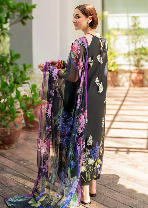ASIFA NABEEL-3PC LAWN PRINT EMBROIDERED SHIRT WITH CHIFFON PRINT DUPATTA AND PRINT TROUSER